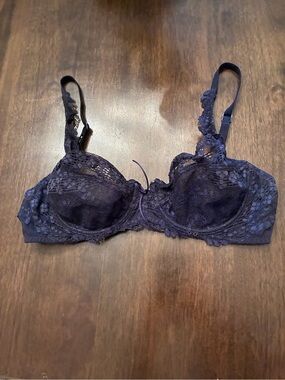 Rosy Wicked Unlined Lace Balconette Bra